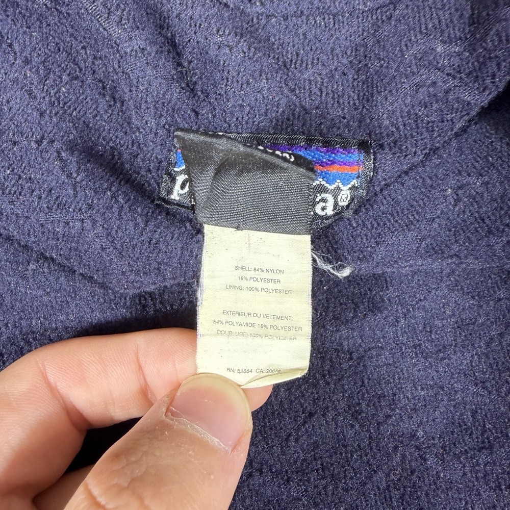 Vintage Patagonia Shelled Synchilla Jacket USA Womens M Fleece Lined Teal 90s - Picture 5 of 10